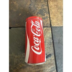 Vintage Coca Cola Metal Tin Can Candle Holder 6 Candles Original Box